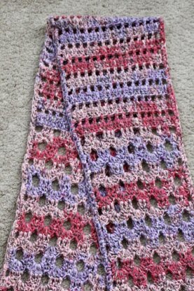 Woodlands Crochet Scarf Pattern