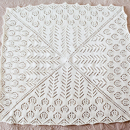 Favourite Things Baby Blanket - Knitting Pattern for Babies in Debbie Bliss Baby Cashmerino 