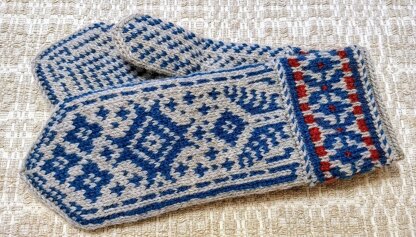 "Blue Dream" Mittens