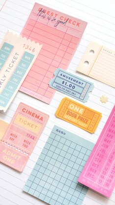 American Crafts Dear Lizzy She's Magic Ephemera Die-Cuts 45/Pkg - Cardstock Shapes