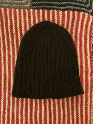 Men’s simple rib beanie