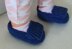 Garter stitch baby shoes - Amelia