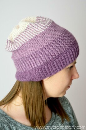 Ombre Moss Stitch Beanie