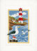 Vervaco Lighthouse Miniature Cross Stitch Kit (3 pcs) - 8cm x 12cm