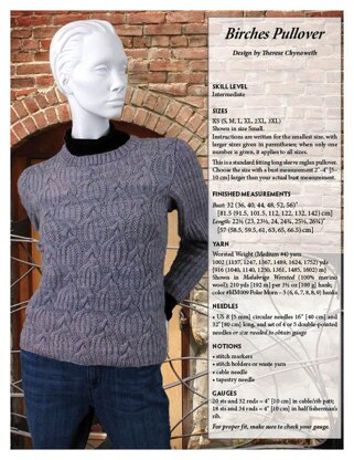 Birches Pullover