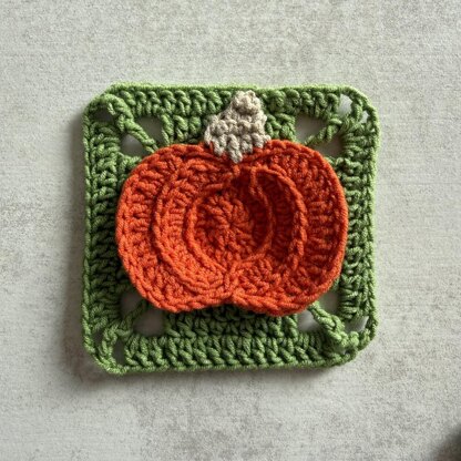 Pumpkin Granny Square