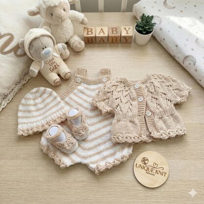 "Violets" 4 piece set