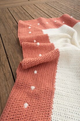 Polka Dots Edge Blanket