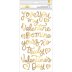 Pebbles Thickers Forever My Always Phrase Gold Foil (41 Piece)