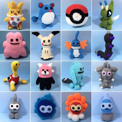 16 Pokemon Crochet Patterns - Book Two