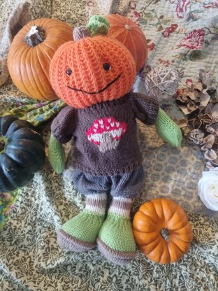 Perry the Pumpkin Doll