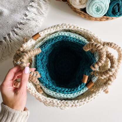 Celtic Weave Nesting Baskets