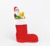 Crochet pattern for Christmas: Santa boot - to fill & decorate