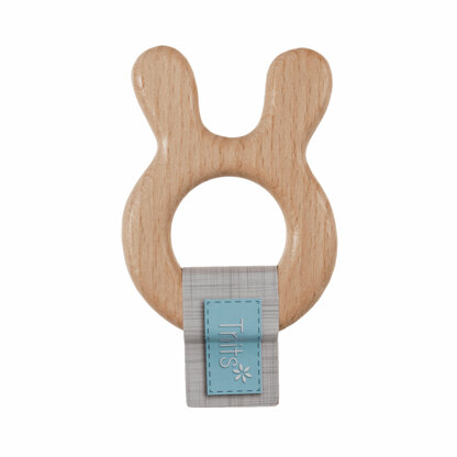 Trimits Macrame Wooden Craft Shapes for Hanging Decorations and Baby Accessories - Bunny