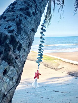 Ocean Breeze Crochet Wind Spinner