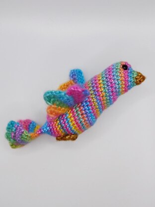 Rainbow Bird Amigurumi