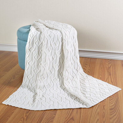 629 Newborg Afghan - Blanket Knitting Pattern for Babies and Home in Valley Yarns Colrain
