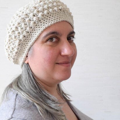 Mock Bobbles Beret