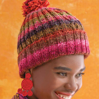 Noro 1307 Diamond Rib Hat PDF