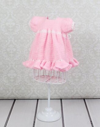 Country Baby Dress Crochet Pattern #124