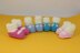 Premature Tiny and Newborn Baby Sock and Slipper Booties 4 designs