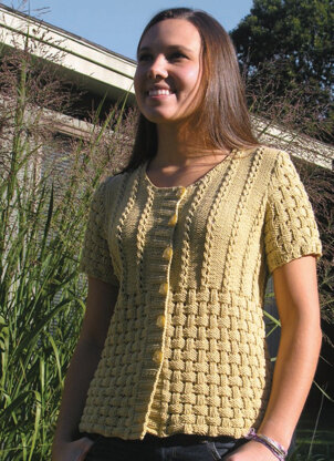 Maizie Cardigan in Knit One Crochet Too Dungarease - 1892 - Downloadable PDF