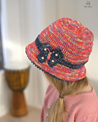 Mary sun brim hat