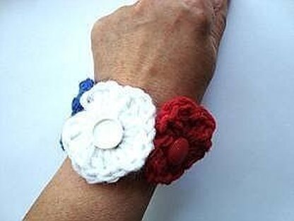 Patriotic Flower | Crochet Pattern  by Ashton11