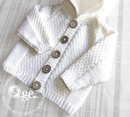 Baby Cardigan with Hood - P062