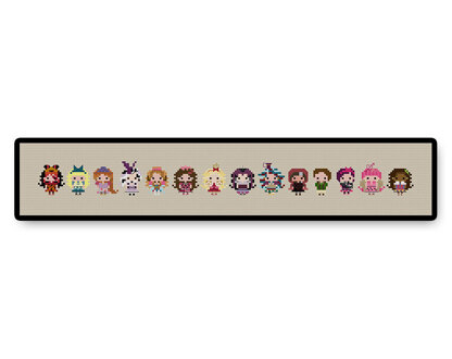 Ever After High Bite Size - PDF Cross Stitch Pattern