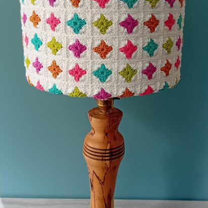 Modern Granny Square Lampshade