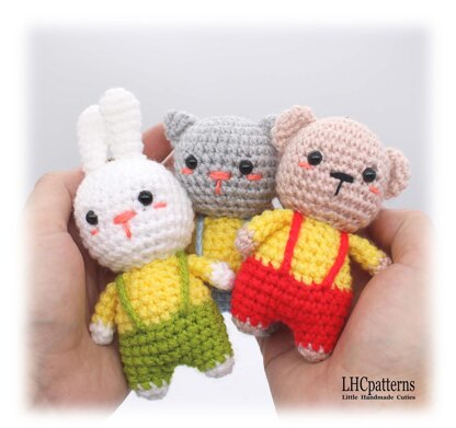 Crocheted Miffy Bunny Keychain !