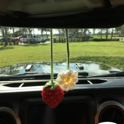 Strawberry and Flower Hanging Decoration