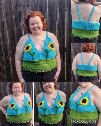 Summer Fields Crochet Top