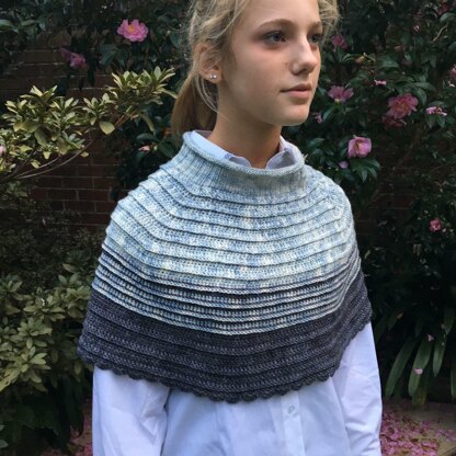 Permafrost crochet mini poncho