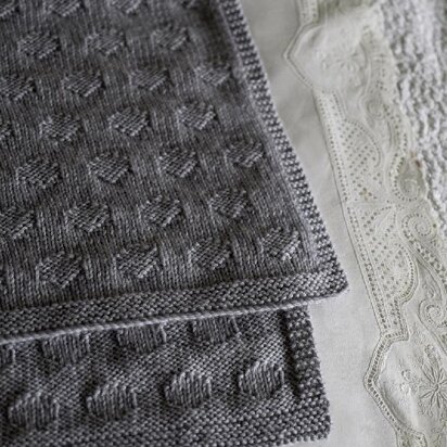 Polka Dot Blanket - Bc60 - knitting pattern