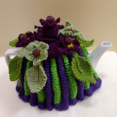Wild Violets Tea Cosy