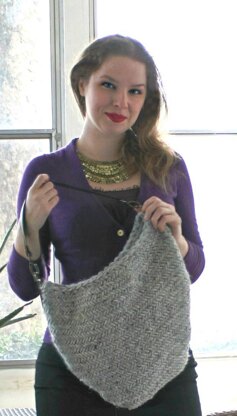 Herringbone Hobo Purse