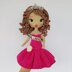 Doll clothes crochet patterns, Amigurumi doll outfit Miss Universe for Astrid 30 cm (11,8 inch) (English, Deutsch, Français)