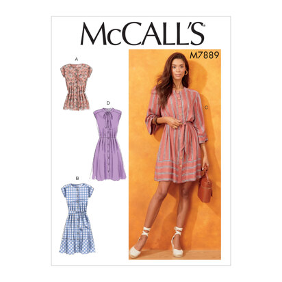McCall's Misses' Tops and Dresses M7889 - Sewing Pattern