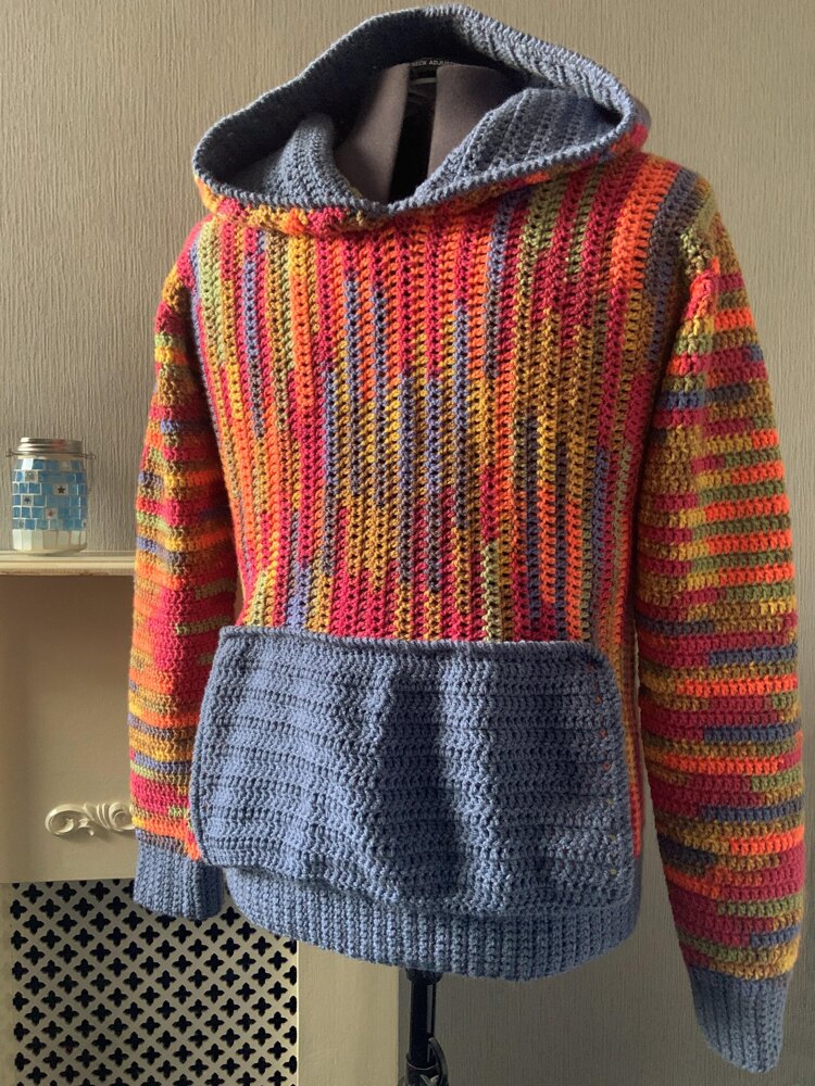 Sideways Hoodie Crochet pattern by SeyhallCrochetDesign LoveCrafts