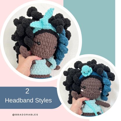 Ola - Mermaid Crochet Pattern, Plushie Mermaid