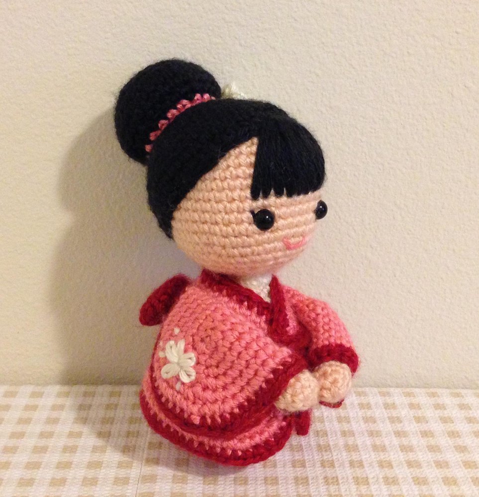 Japanese store crochet dolls