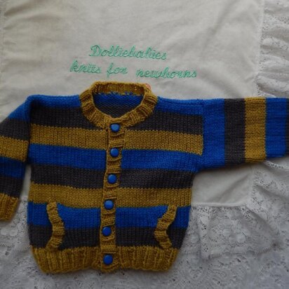 46. Boy's Cardigan with Pockets