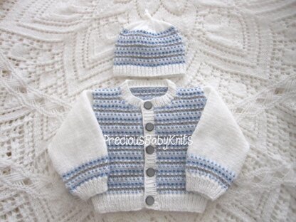 Gabriel Unisex Cardigan And Hat