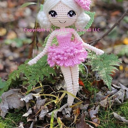 Chrysanna the Albino Fairy Crochet Amigurumi Doll