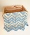 Dreamy Waves Chevron Baby Blanket