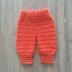 Coral Baby Pants