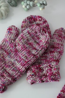 Raspberry Jam Mittens