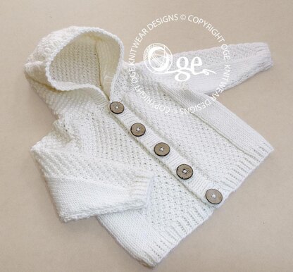 Baby Cardigan with Hood - P062